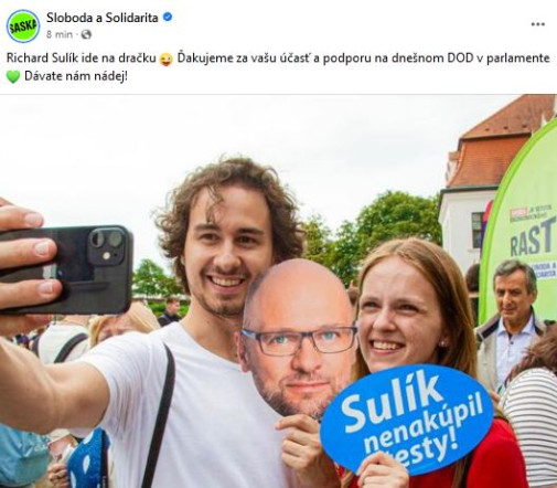 Sobotné držanie balónikov